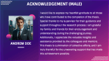Acknowledgement (female) - Slide 14