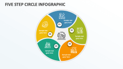 Five Step Circle Infographic - Slide 1