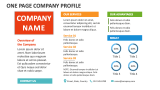 One Page Company Profile - Slide 2