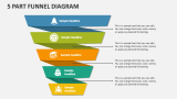 5 Part Funnel Diagram - Slide 1