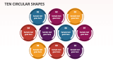 Ten Circular Shapes - Slide 1