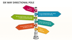 Six Way Directional Pole - Slide 1