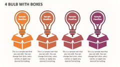 4 Bulb with Boxes - Slide 1