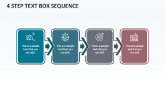 4 Step Text Box Sequence - Slide 1