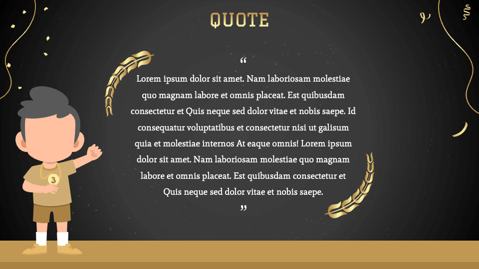 Free Children Award Ceremony Template for Google Slides and PowerPoint