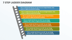 7 Step Ladder Diagram - Slide 1