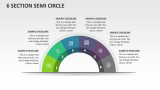 6 Section Semi Circle - Slide 1