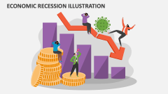 Economic Recession Illustration - Slide 1
