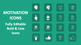 Motivation Icons - Slide 1