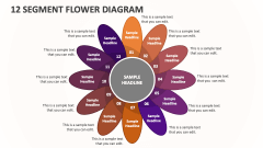 12 Segment Flower Diagram - Slide 1