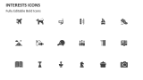 Interests Icons - Slide 2