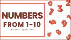 The Numbers from 1 to 10 - Slide 1
