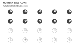Number Ball Icons - Slide 2