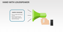 Hand with Loudspeaker - Slide 1