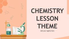 Chemistry Lesson Presentation Theme - Slide 1