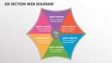 Six Section Web Diagram - Slide 1