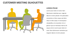 Customer Meeting Silhouettes - Slide 1