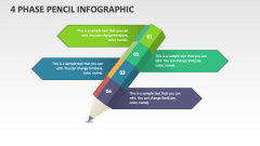 4 Phase Pencil Infographic - Slide 1
