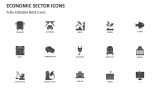 Economic Sector Icons - Slide 2