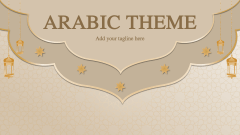 Arabic Theme - Slide 1