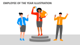 Employee of The Year Illustration - Slide 5