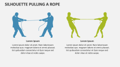Silhouette Pulling a Rope - Slide 1