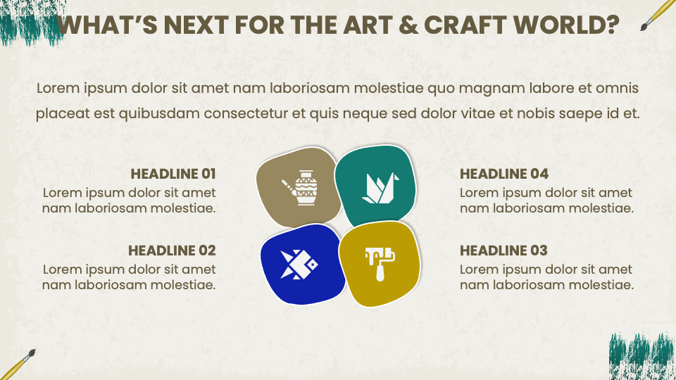 Free - Art and Craft Presentation Theme for Google Slides and ...