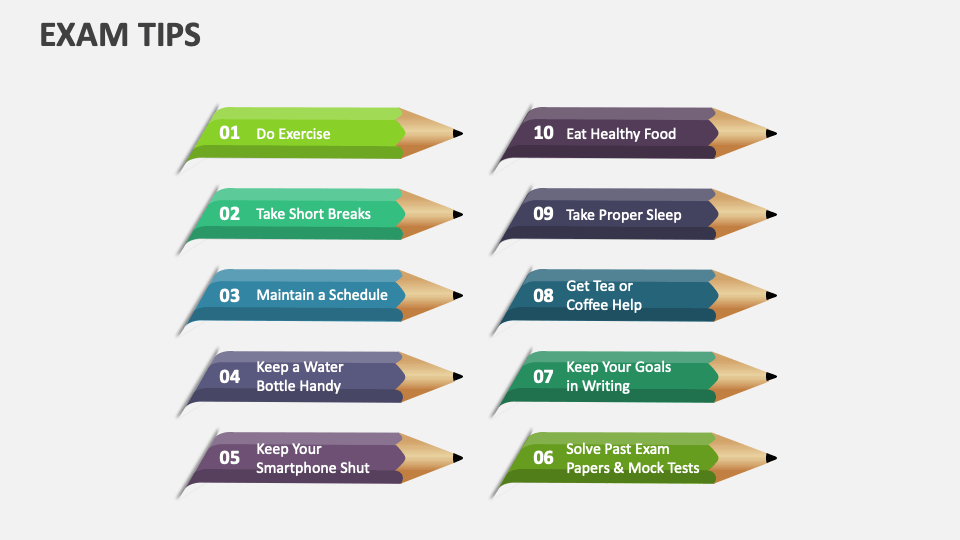 Exam Tips PowerPoint and Google Slides Template - PPT Slides