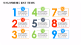 9 Numbered List Items - Slide 1