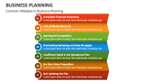 Common Mistakes in Business Planning - Slide 6