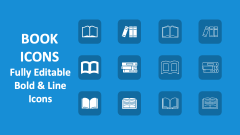 Book Icons - Slide 1