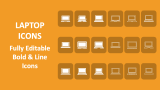 Laptop Icons - Slide 1