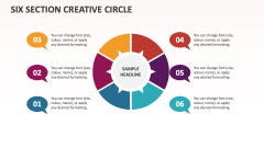 Six Section Creative Circle - Slide 1