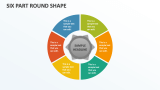 Six Part Round Shape - Slide 1