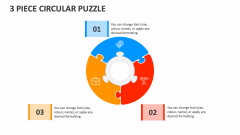3 Piece Circular Puzzle - Slide 1