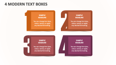 4 Modern Text Boxes - Slide 1