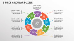 9 Piece Circular Puzzle - Slide 1