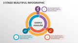 3 Stage Beautiful Infographic - Slide 1