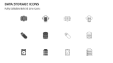 Data Storage Icons - Slide 2