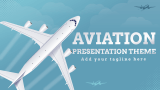 Aviation Presentation Theme - Slide 1