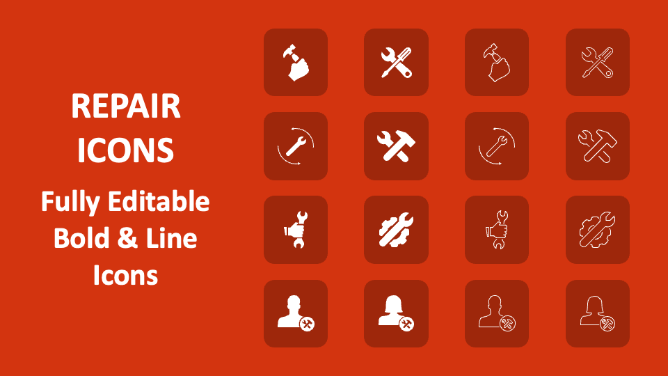 Repair Icons - Slide 1