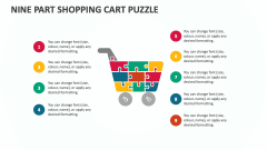 Nine Part Shopping Cart Puzzle - Slide 1