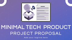 Minimal Tech Product Project Proposal - Slide 1