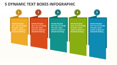 5 Dynamic Text Boxes Infographic - Slide 1