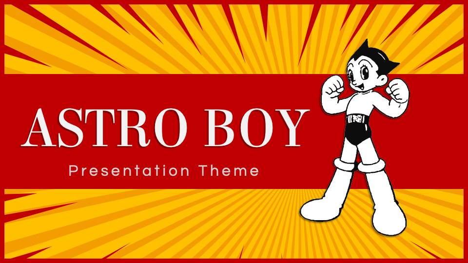 Astro Boy Presentation Theme - Slide 1