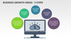 Business Growth Areas - 5 Steps - Slide 1