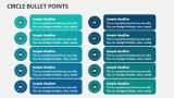 Circle Bullet Points PowerPoint and Google Slides Template - PPT Slides