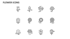 Flower Icons - Slide 1