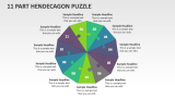 11 Part Hendecagon Puzzle - Slide 1