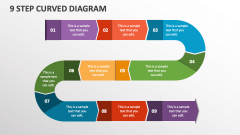9 Step Curved Diagram - Slide 1